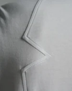 Bib-fronted V-neck with Layered Lapels