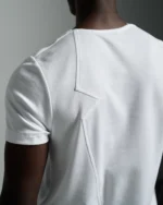Bib-fronted V-Neck | Asymmetric Lapels & Paneling