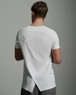 V-neck Narrow Panel with Asymmetric Lapels