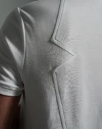 V-neck with Double Peak Lapels
