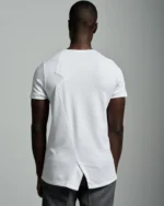 Crew Neck with Necktie Twist